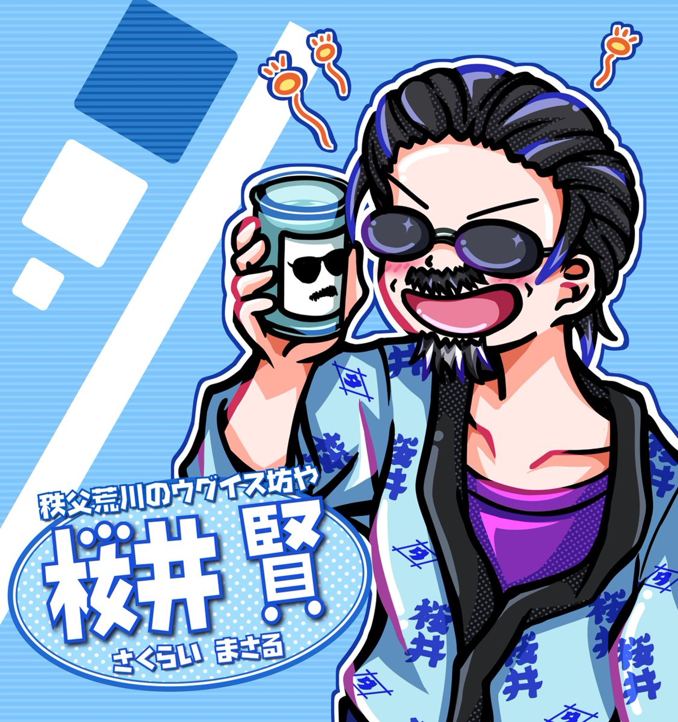 THE ALFEEアニメオープニング風イラスト-1