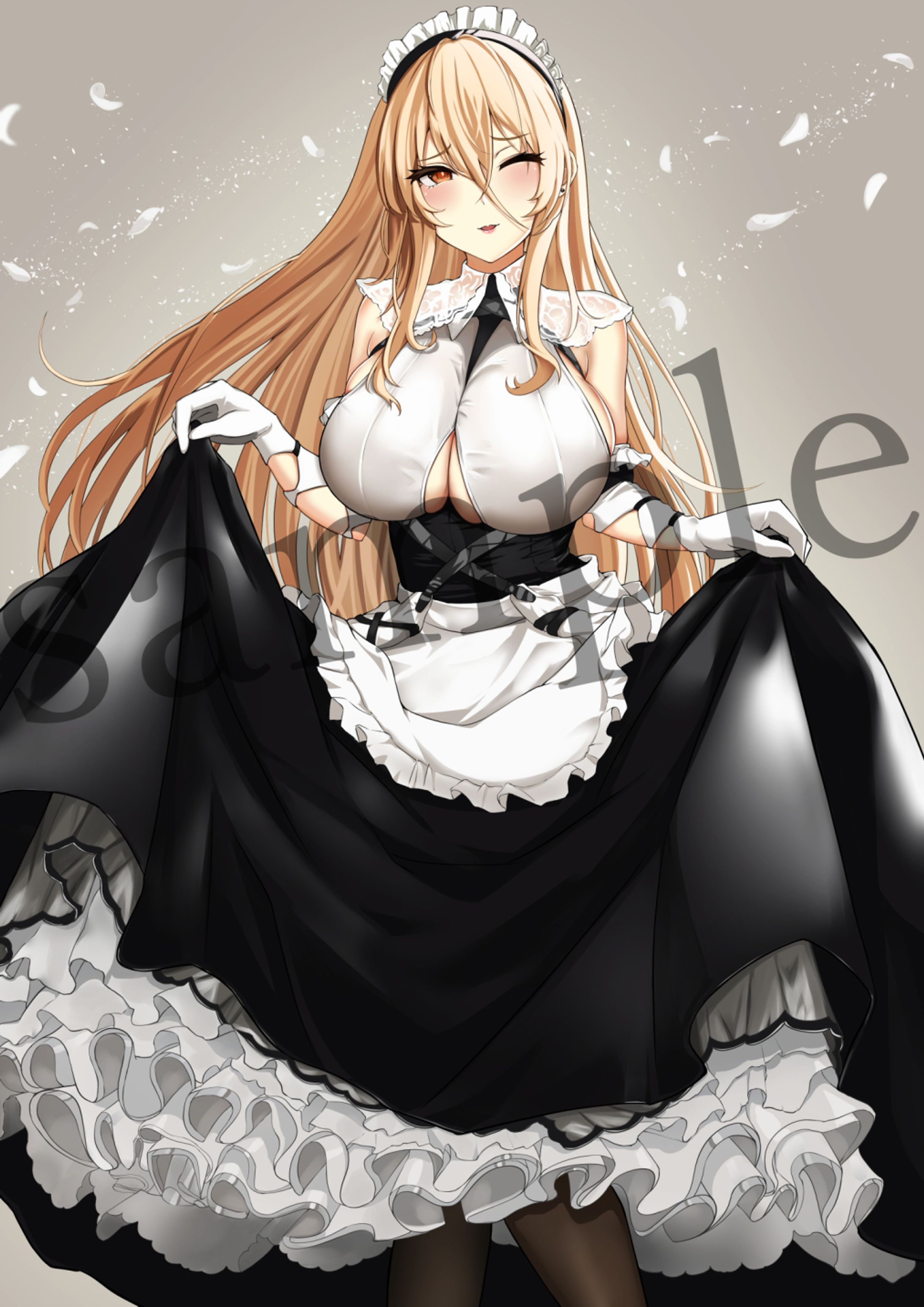 2023_8_22_アズールレーンよりインプラカブル（メイド衣装）二次創作-1