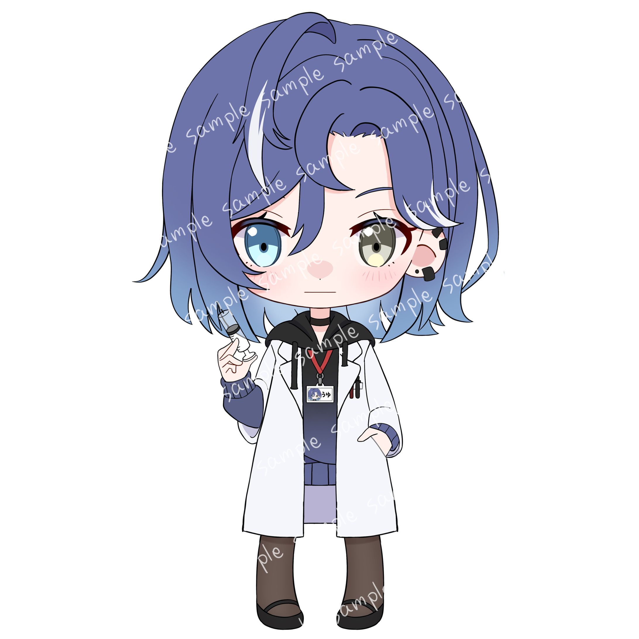 デフォルメlive2dパーツ分けイラスト-1