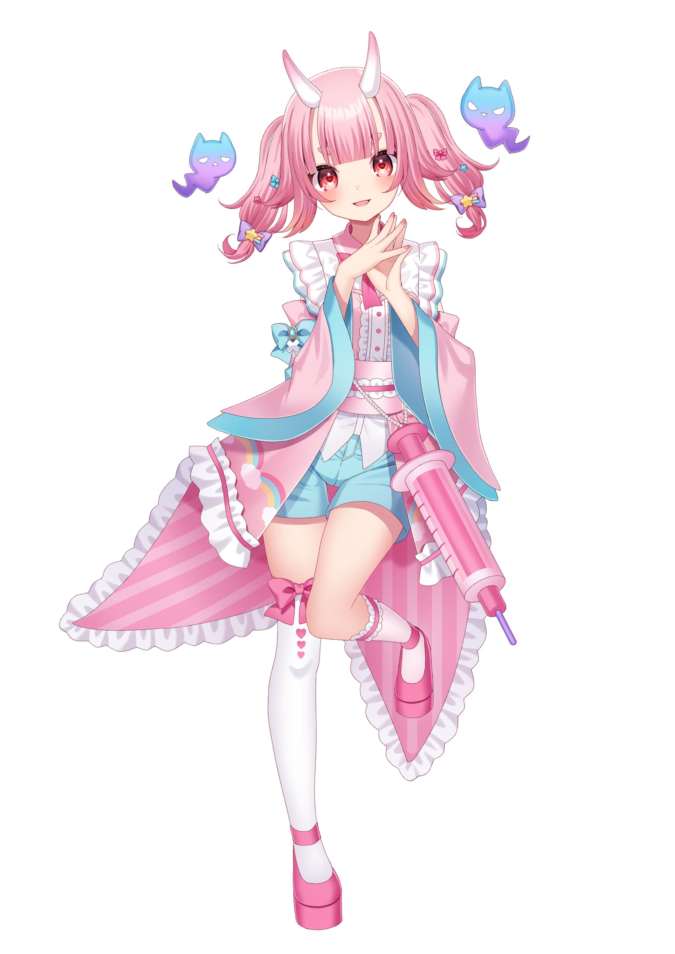 【お仕事】鬼神イヨ/VTuberキービジュアル-1