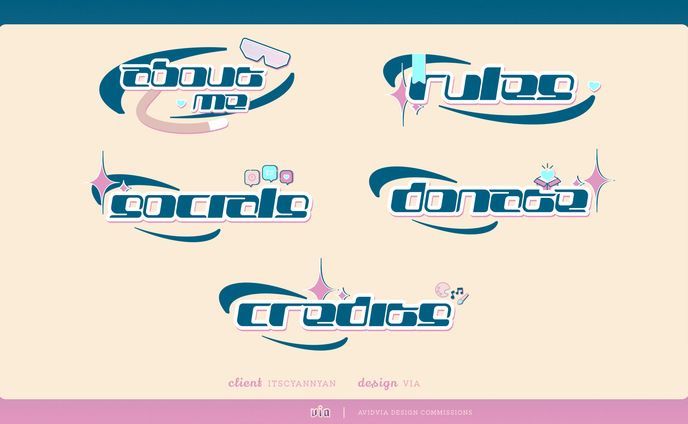 Cyan's Twitch Panels