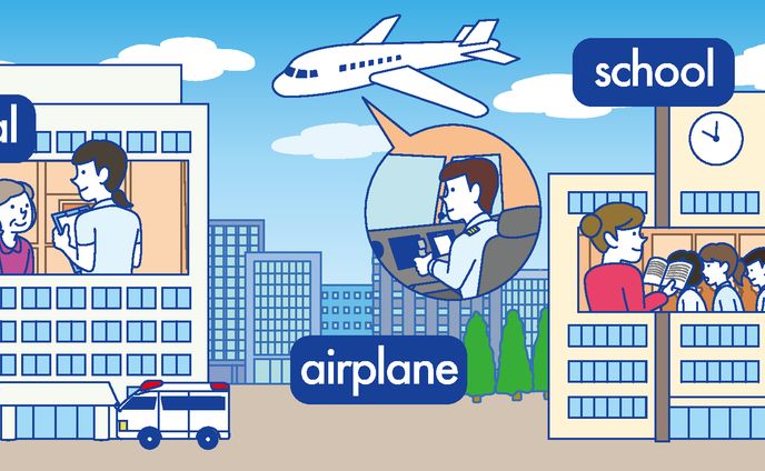 イラスト、英語