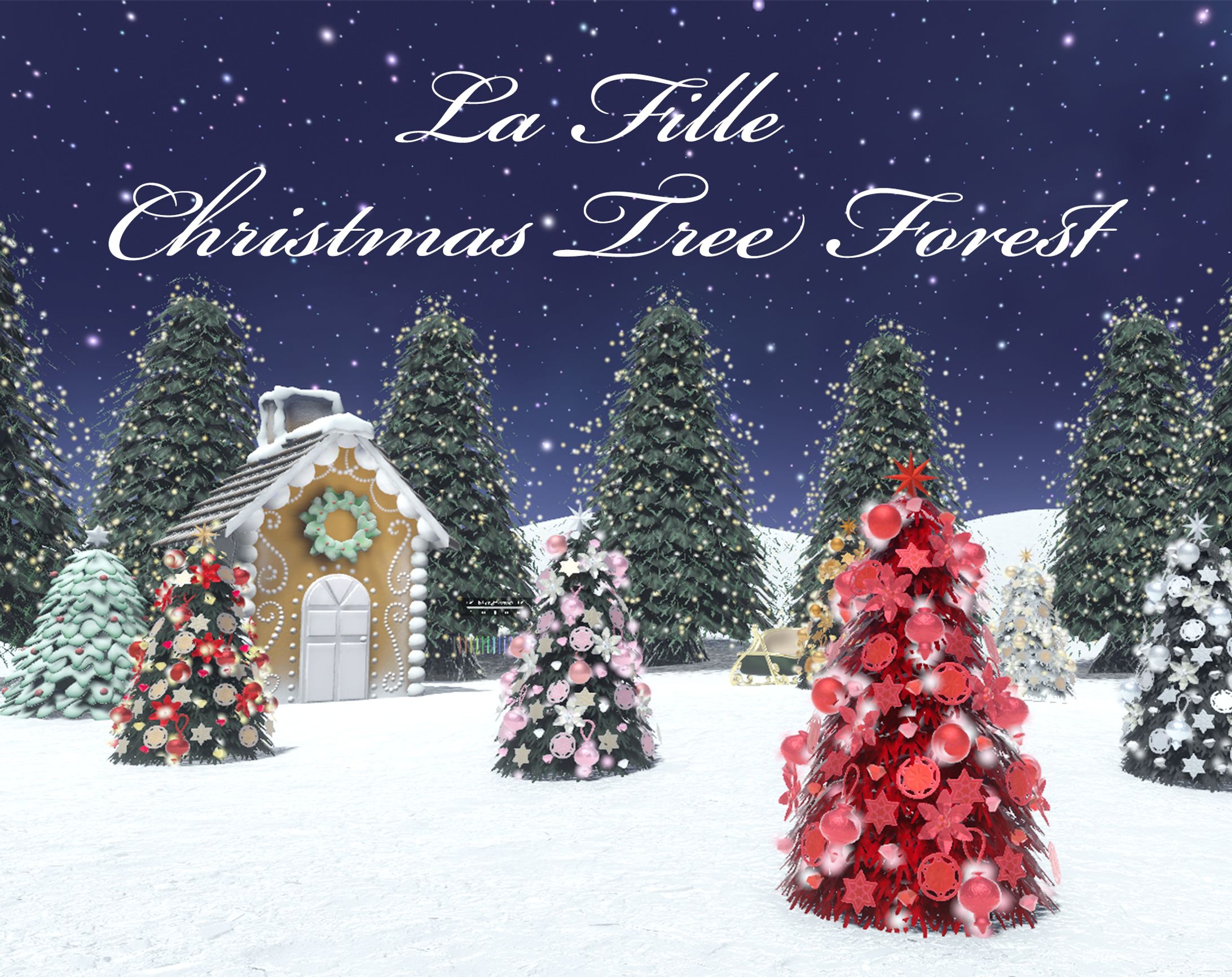 【World】La Fille Christmas Tree Forest-1