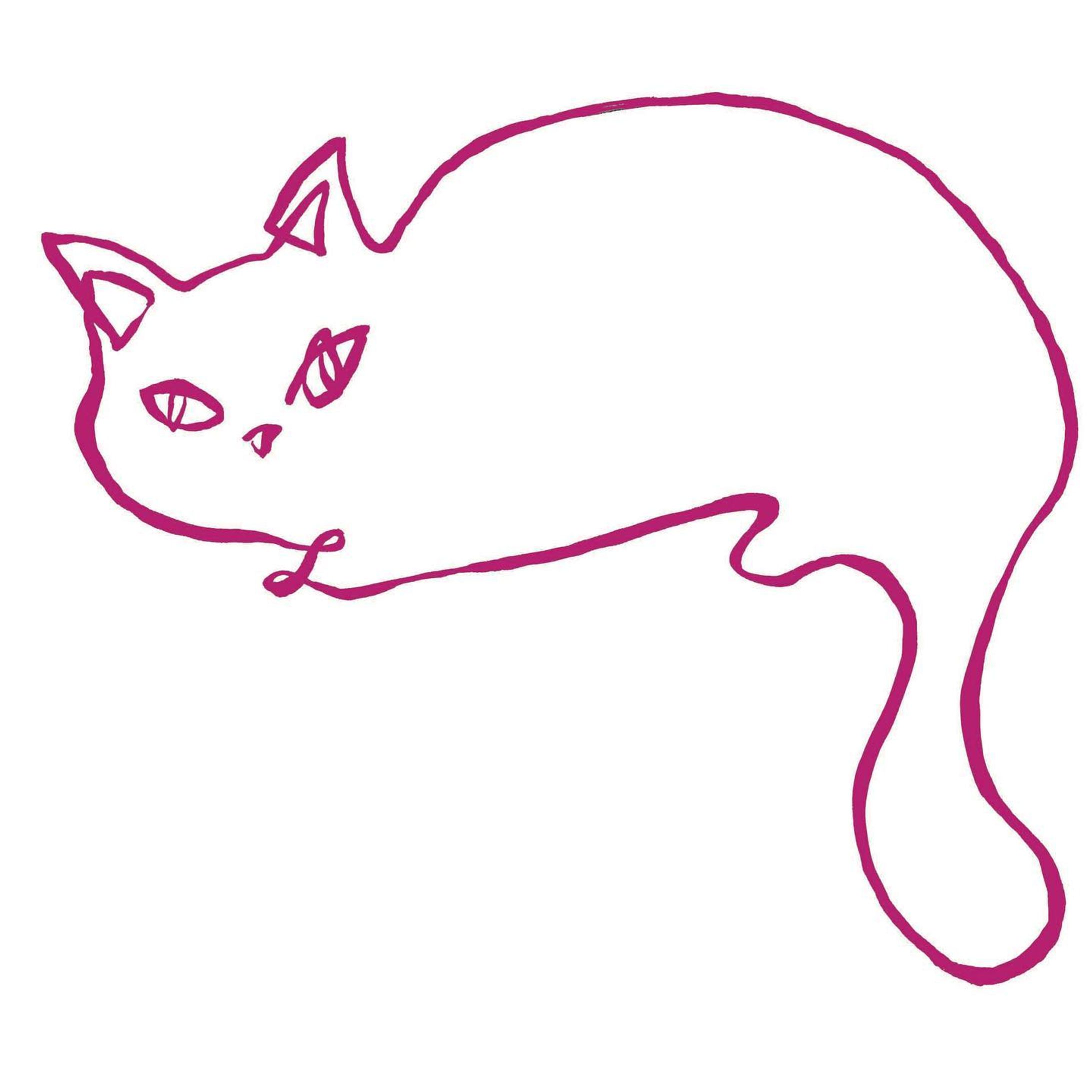 #猫 #ネコ #未来展望 #午後 #ピンク #カリグラフィー #ペット #しっぽ #イラスト #イラストレーター  #アート #猫イラスト #尾道 #カフェ #暮らし #映画 #雑誌 #cat #anticipation #art #illustration #animal  #cinema  #kitty #illustrator #cafe #cateye #kittycat #elliekubota-1