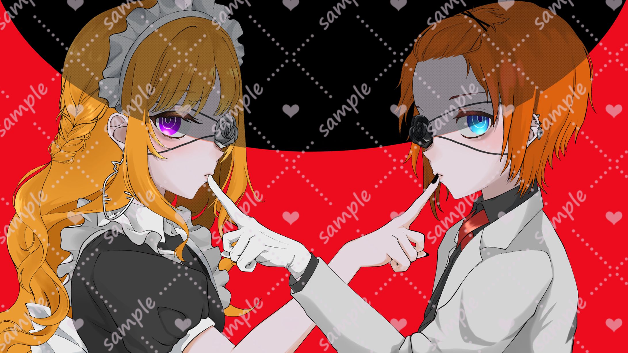 なずな様「アイデンティティ」歌ってみたMV用イラスト-1