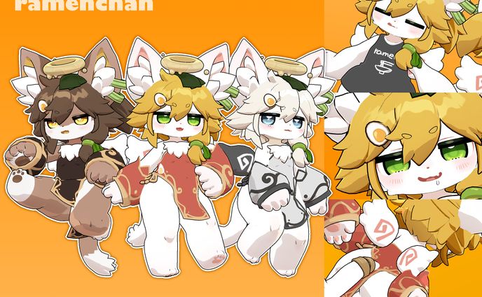 VRC向け販売3Dモデル「らめんちゃん-ramenchan-」