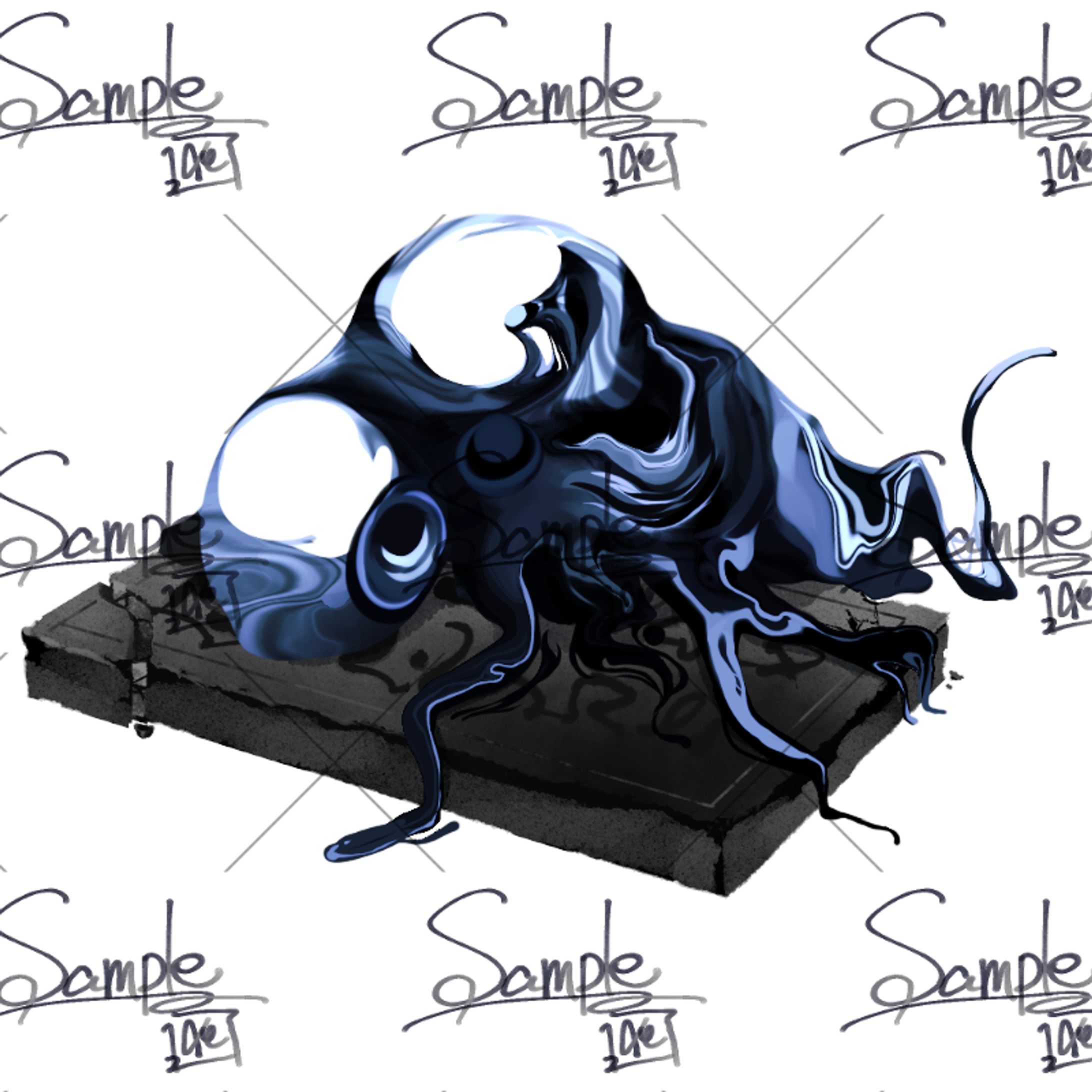 神話生物素材　ウボ＝サスラの雛-1