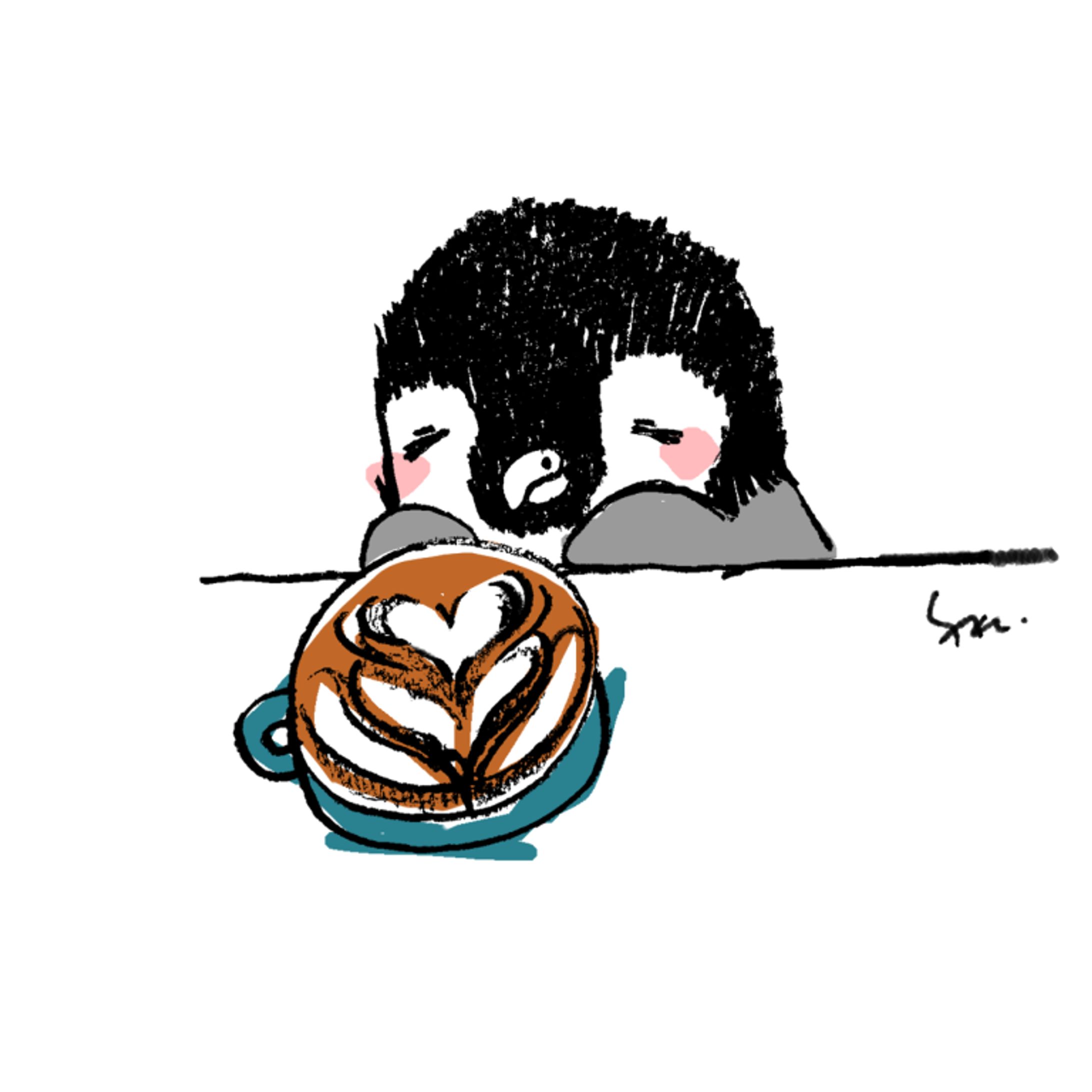 ペンギンとコーヒー-1