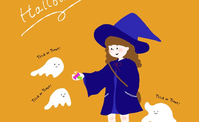 イラスト、ハロウィーン