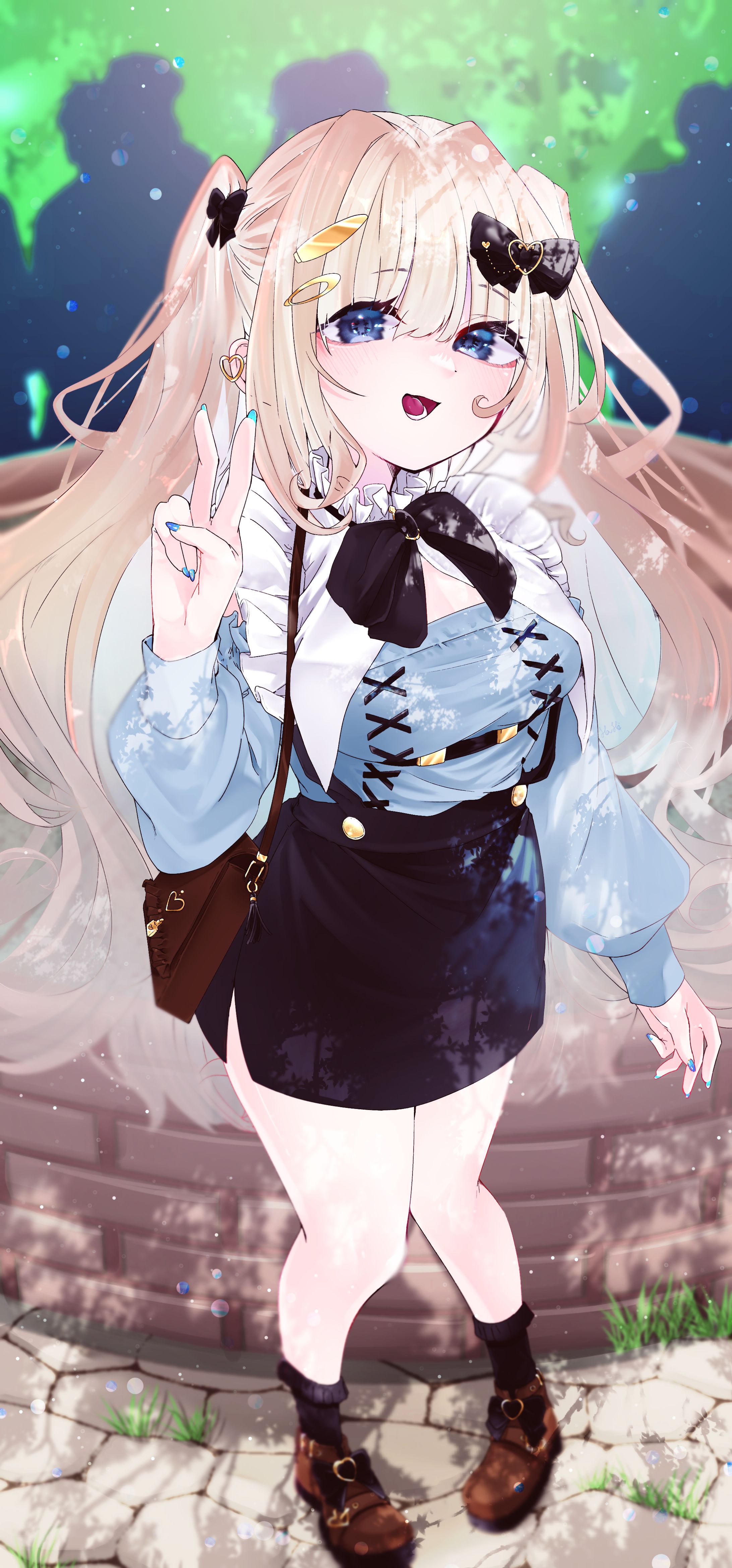 【FULL BODY illustration】Cute Anime Girl 3-1