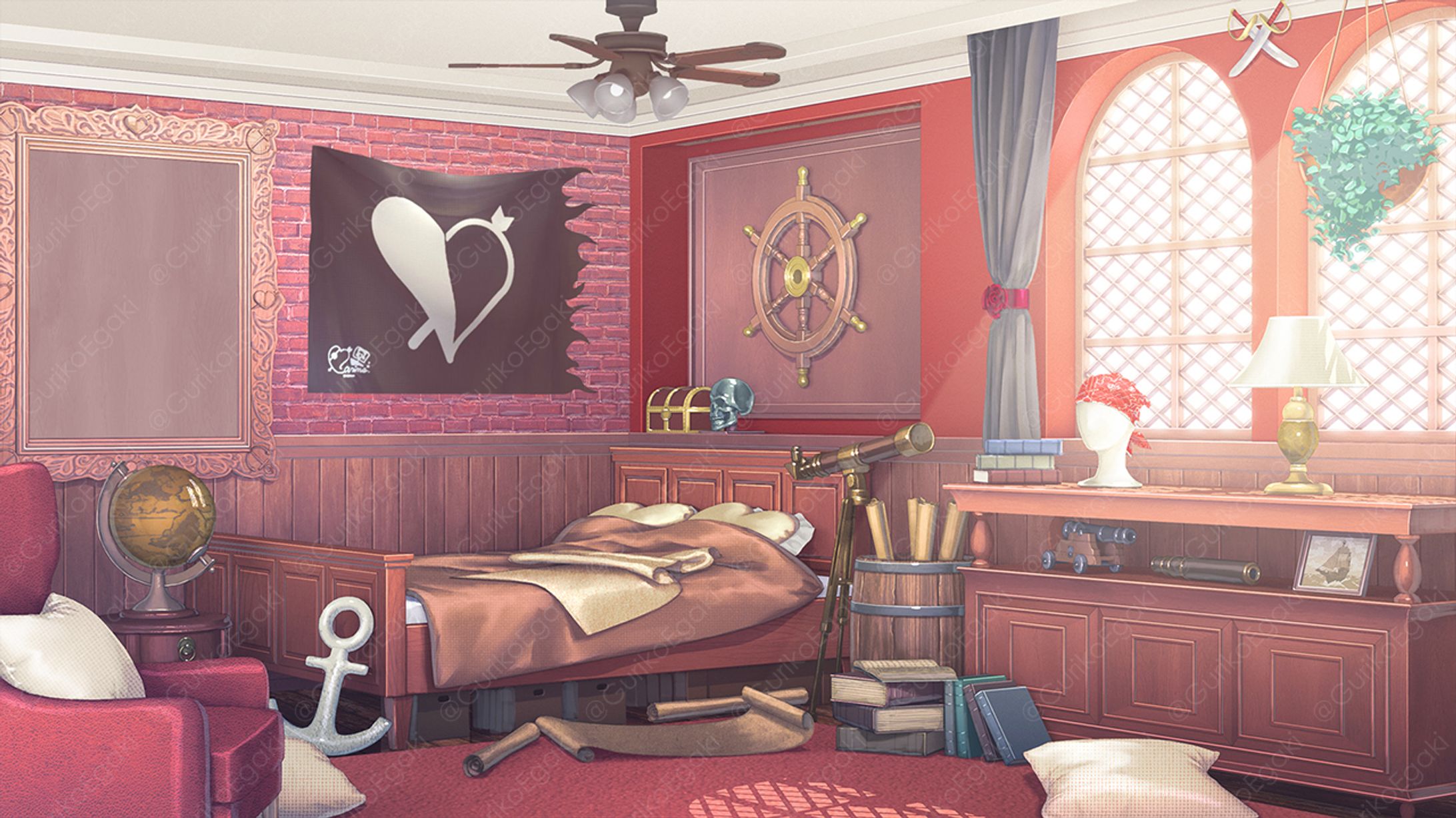 ホロライブ・宝鐘マリンさんのお部屋-1