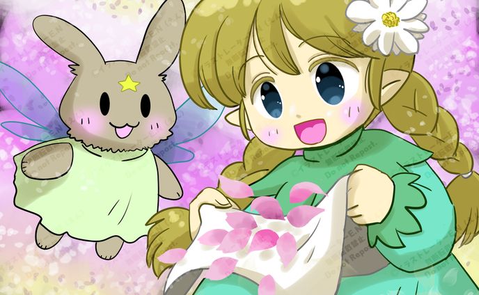 見本イラスト花園