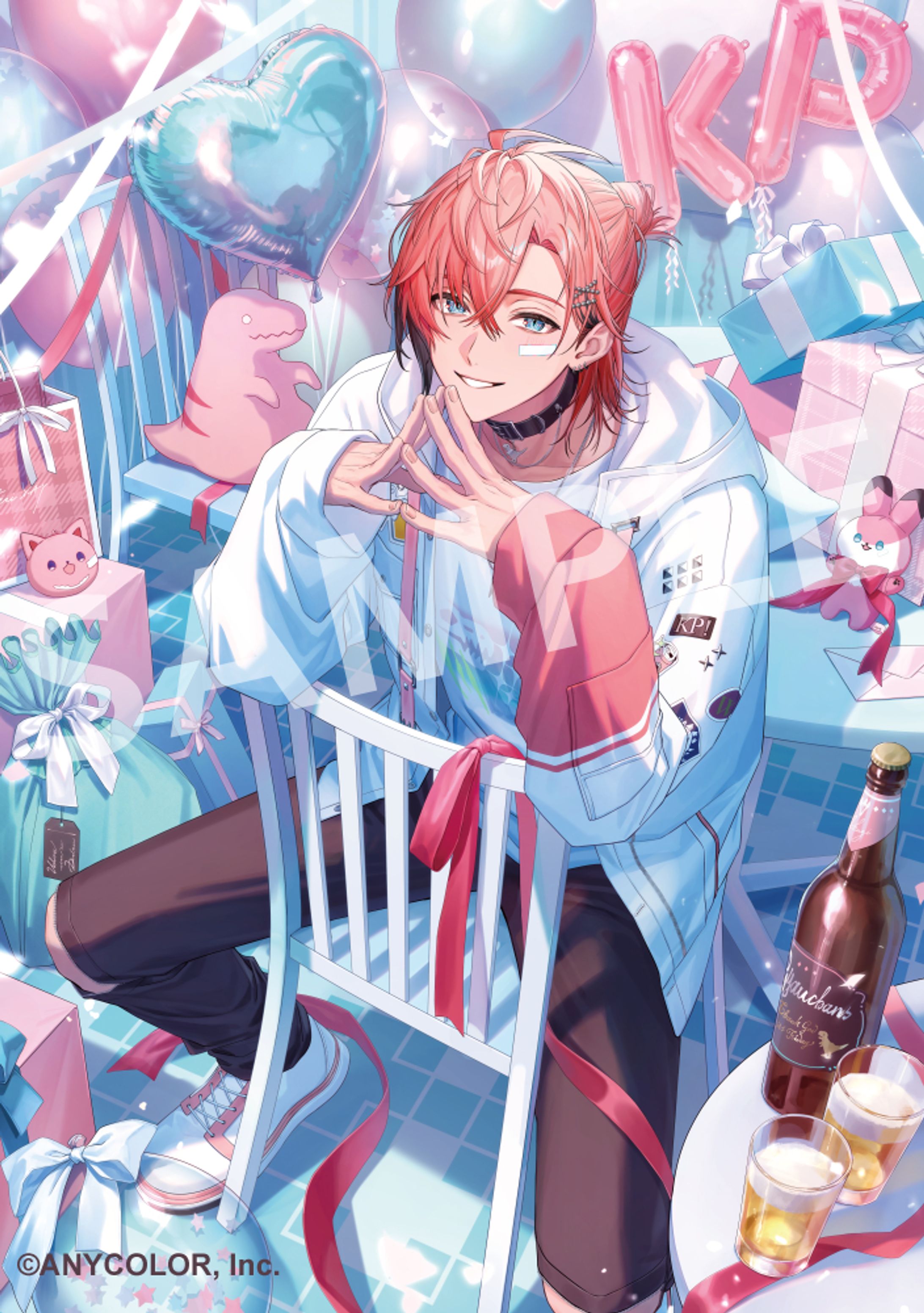 にじさんじ所属 赤城ウェン様  2025誕生日グッズイラスト-1