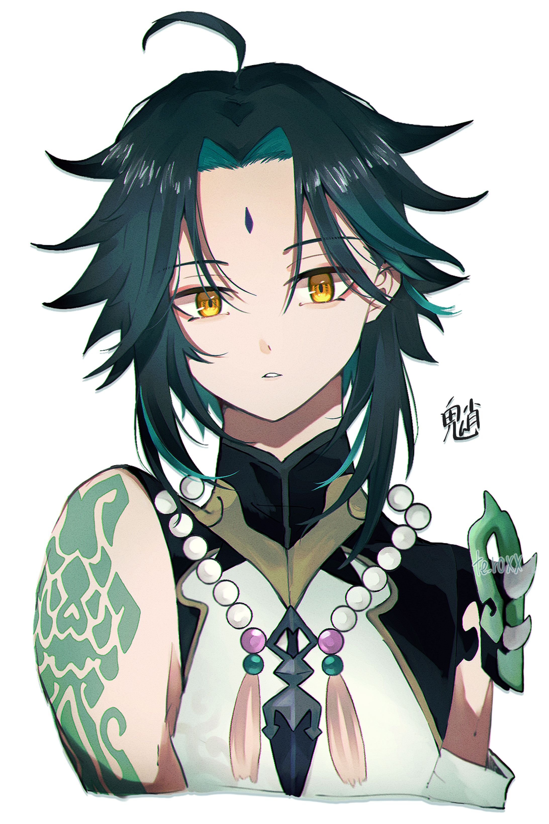 魈初描き-1