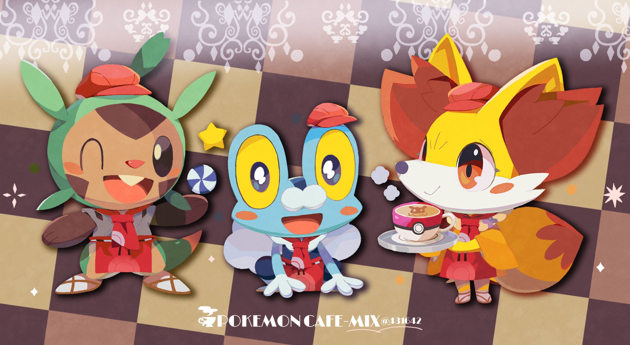 カフェミックス×🦔🦊🐸-1