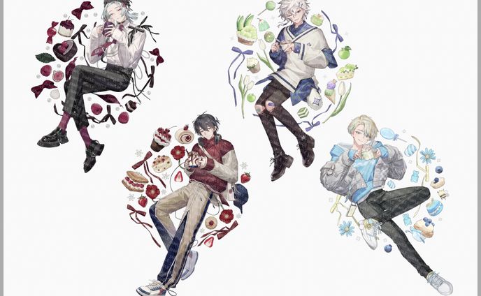 ANYCOLOR株式会社　にじさんじ　Sweet Floaties　グッズイラスト