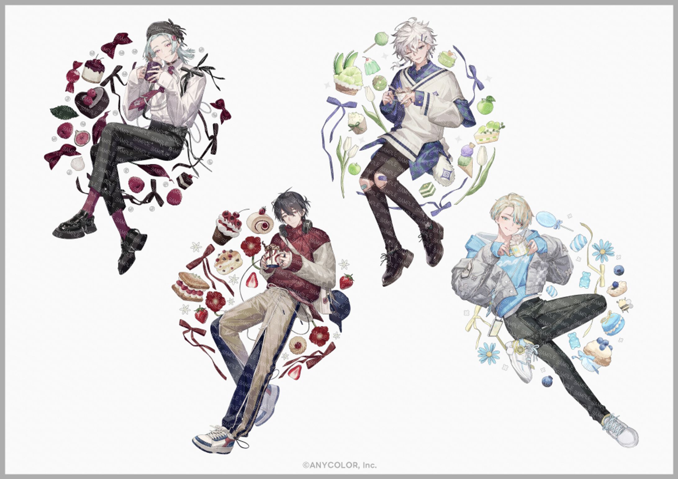 ANYCOLOR株式会社　にじさんじ　Sweet Floaties　グッズイラスト-1