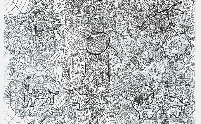 かくれんぼ原画