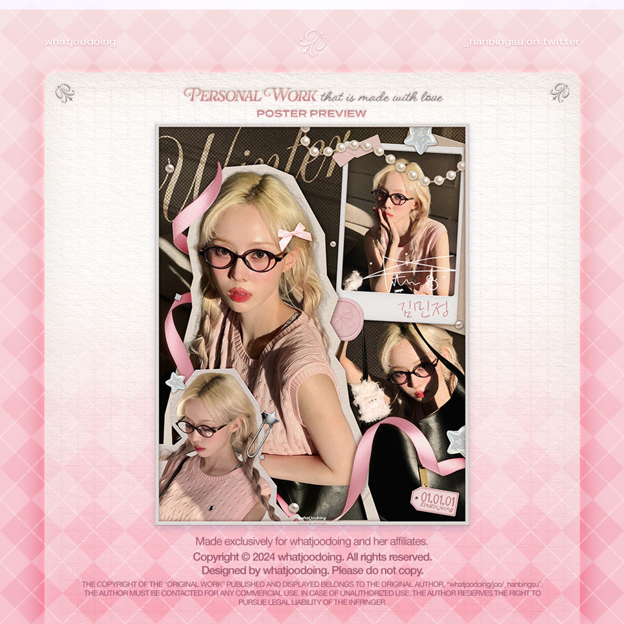 POSTER：PERSONAL WORK-1