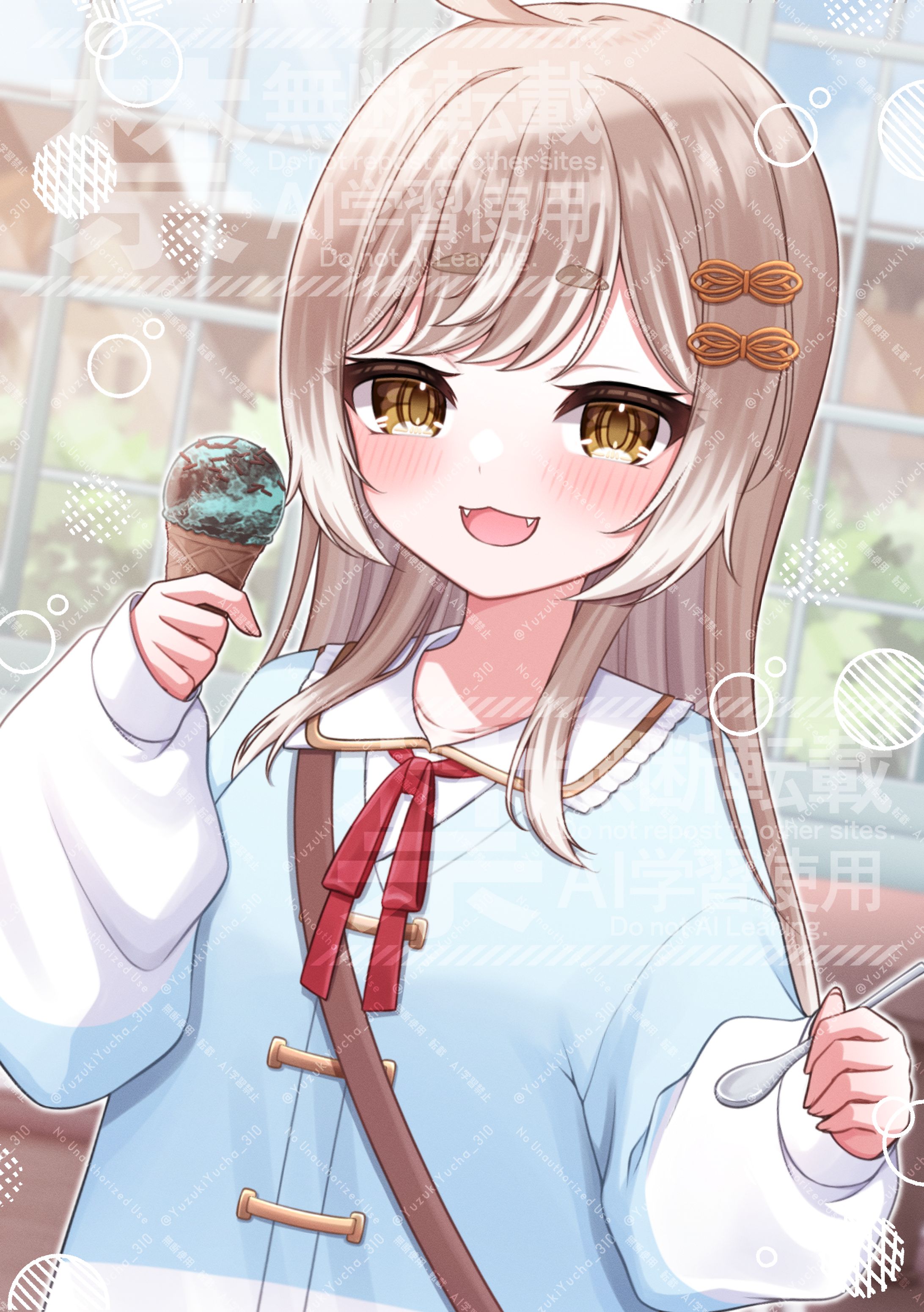 雪麗りこねさまより一枚絵 兼 IRIAM用立ち絵のご依頼-1