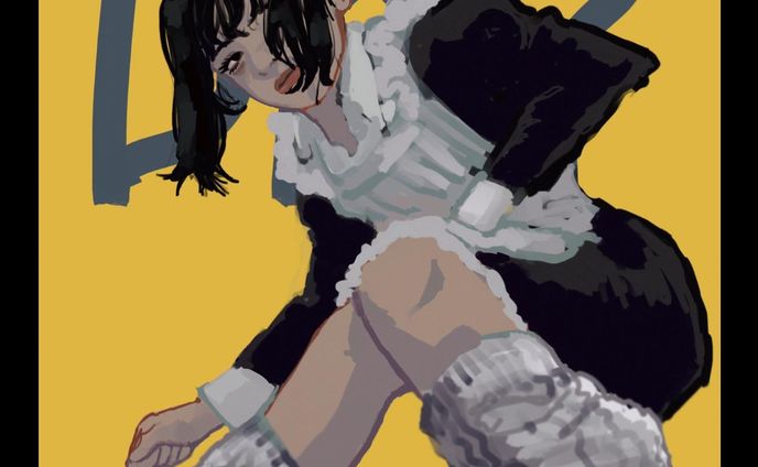 digital art、アナログイラスト