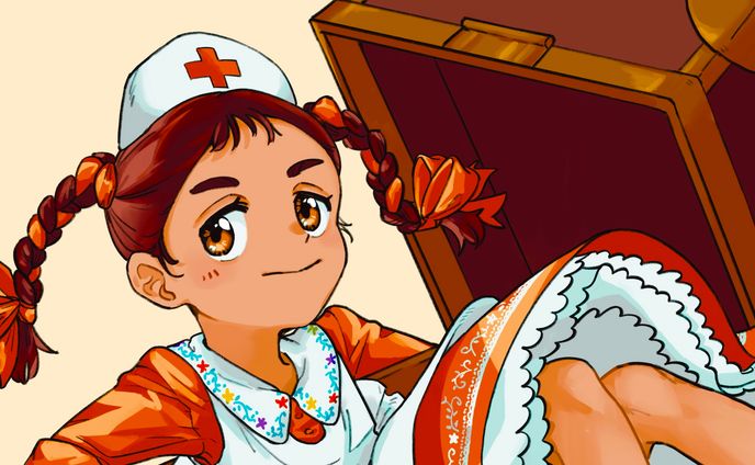 キャラクターデザイン、看護