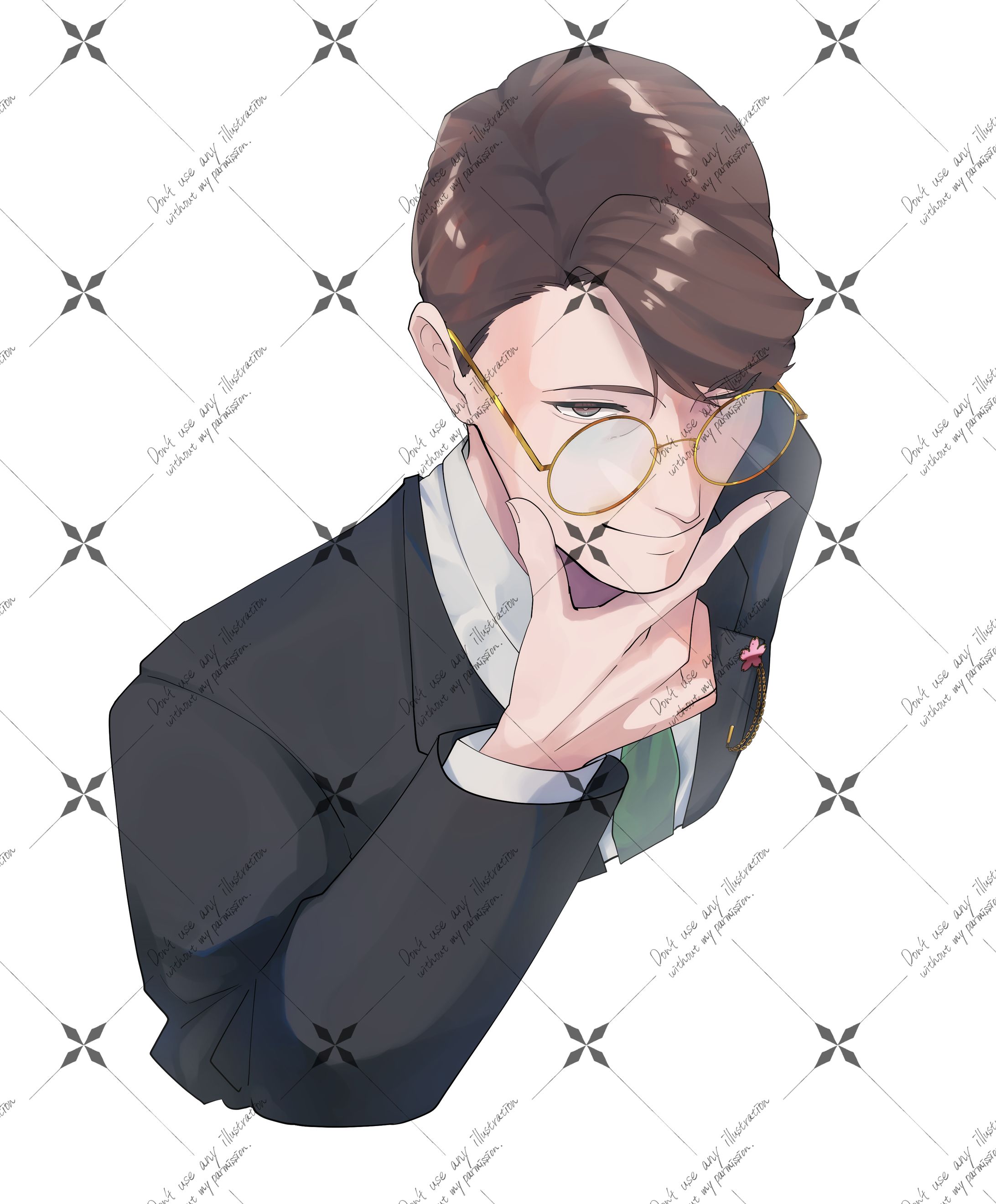 たかし・フーバー様胸上イラスト-1