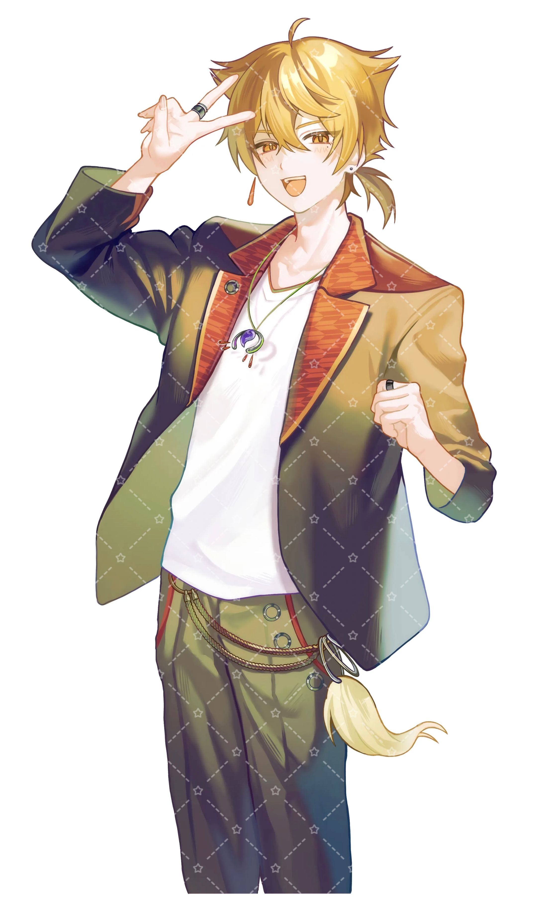 にじさんじ・伏見ガク様・フラスタ用イラスト/立ち絵-1