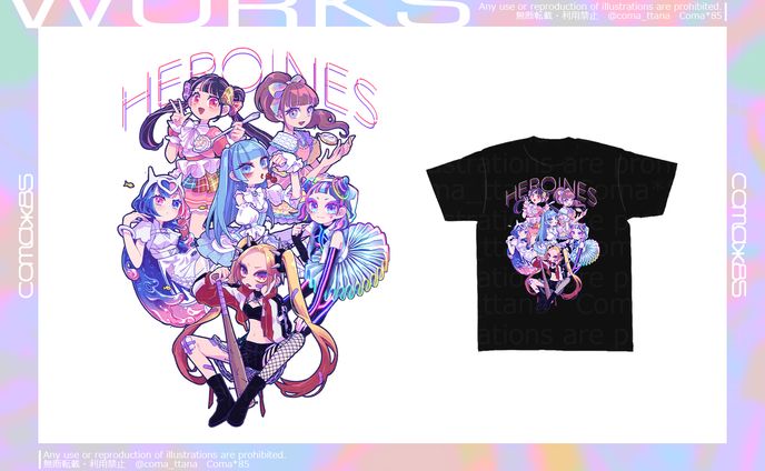 HEROINES キャラクターデザイン