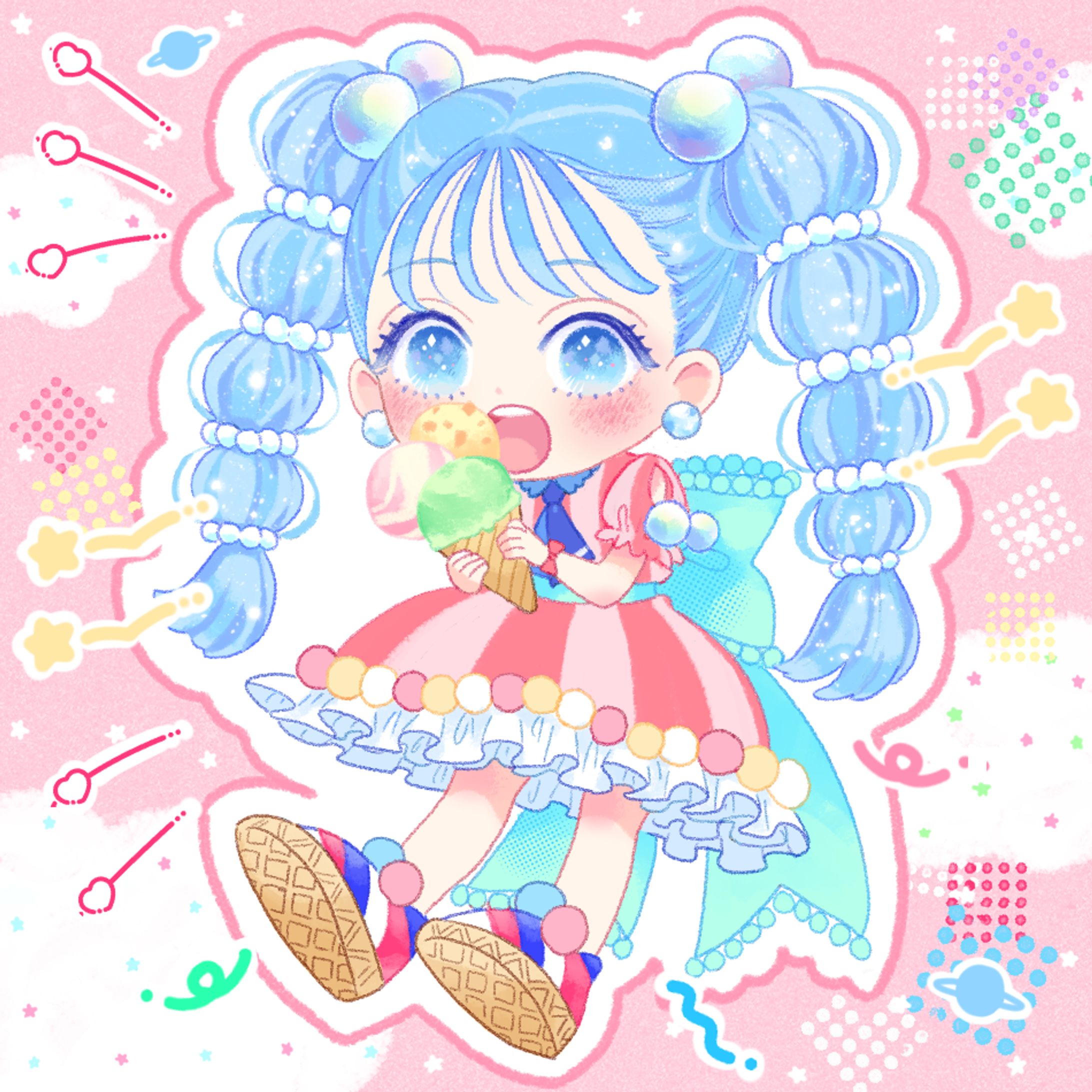 SDサンプル(①静止画、②動くイラスト)-1