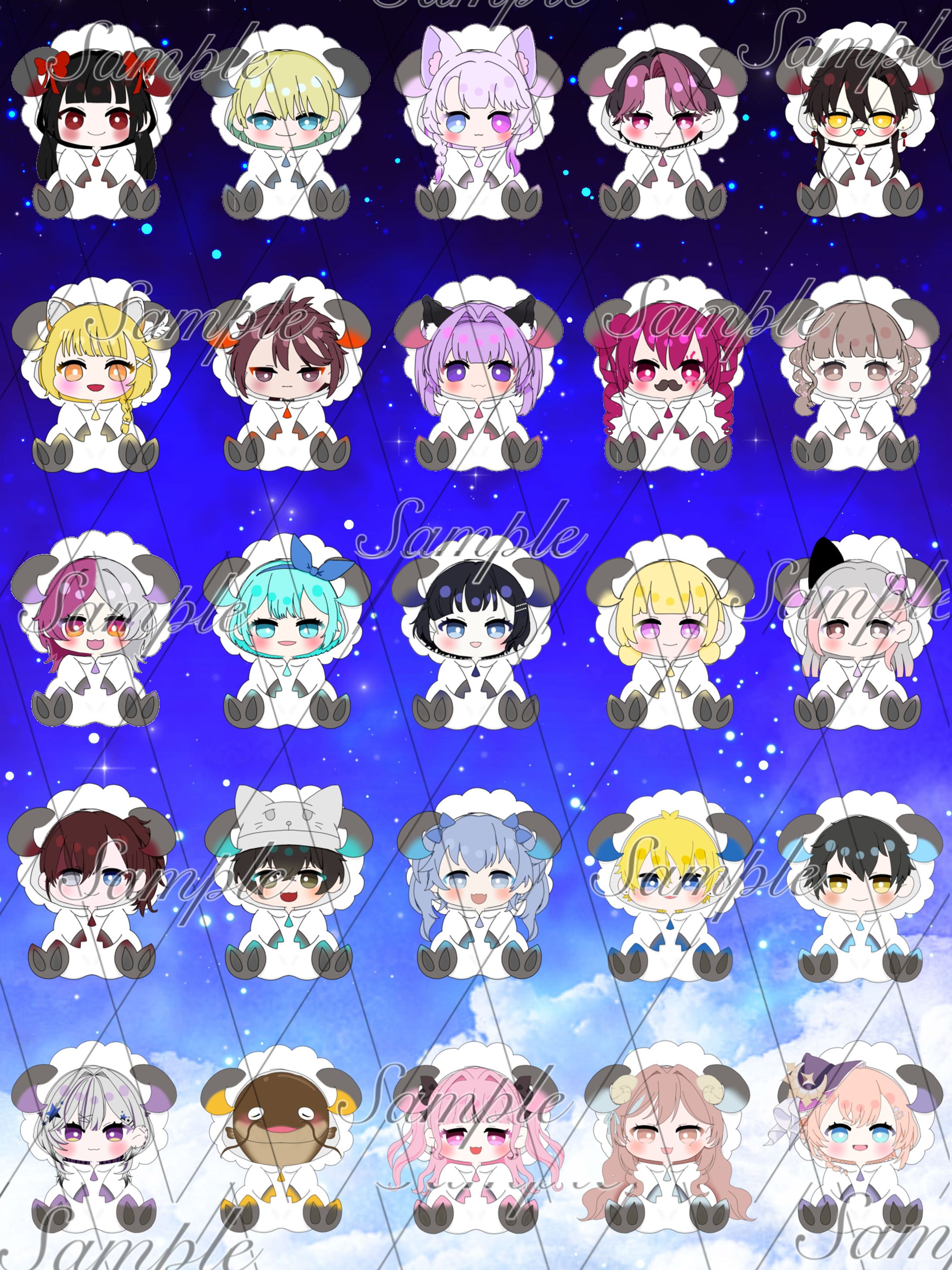 羊パーカー　24人分-1