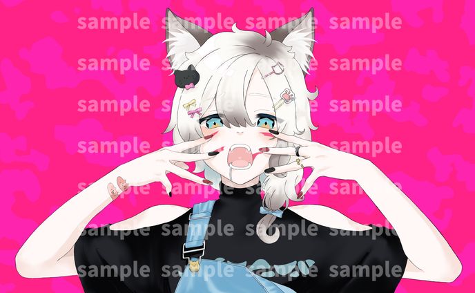 【お仕事】アニマル原曲構図イラスト