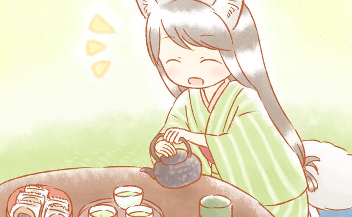 お茶の準備