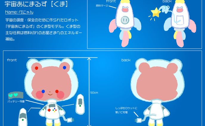 キャラクターデザイン