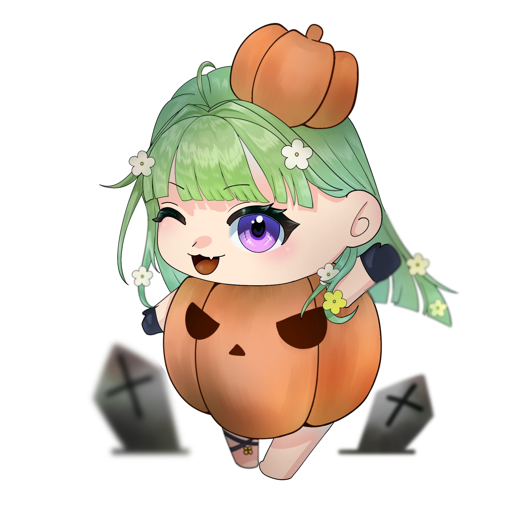 はらなり様  無償企画  ハロウィンイラスト-1