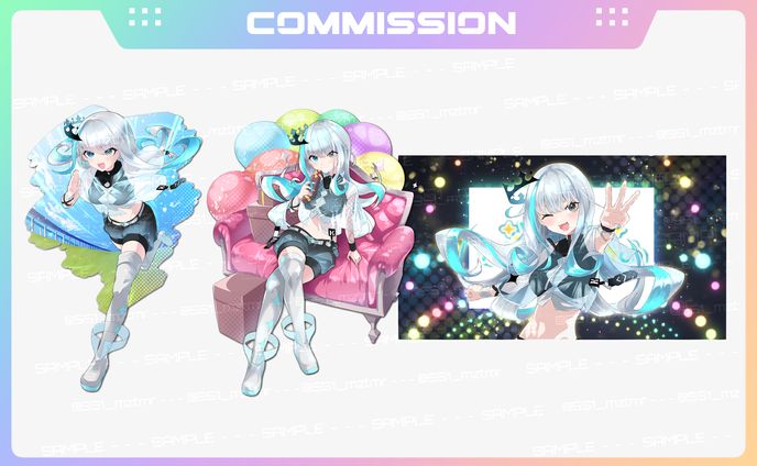 かるがみちゃん様ご依頼イラスト（3枚）