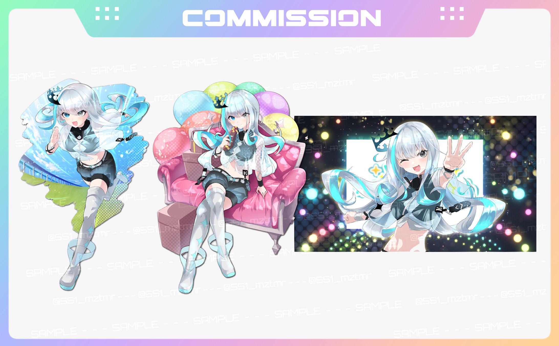 かるがみちゃん様ご依頼イラスト（3枚）-1