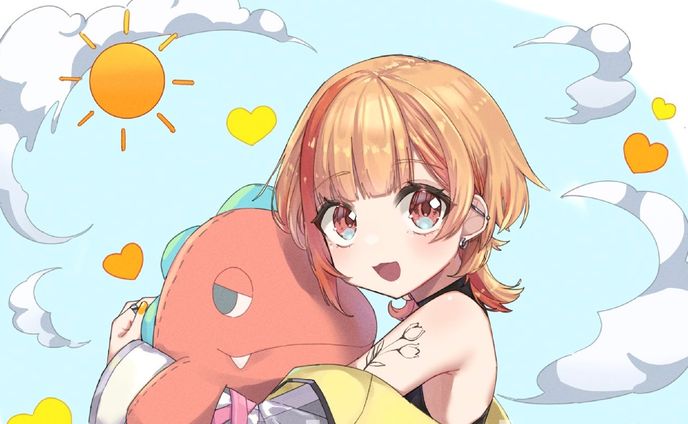 ○イラスト○ Vtuber 珠久莉　朱乃さん