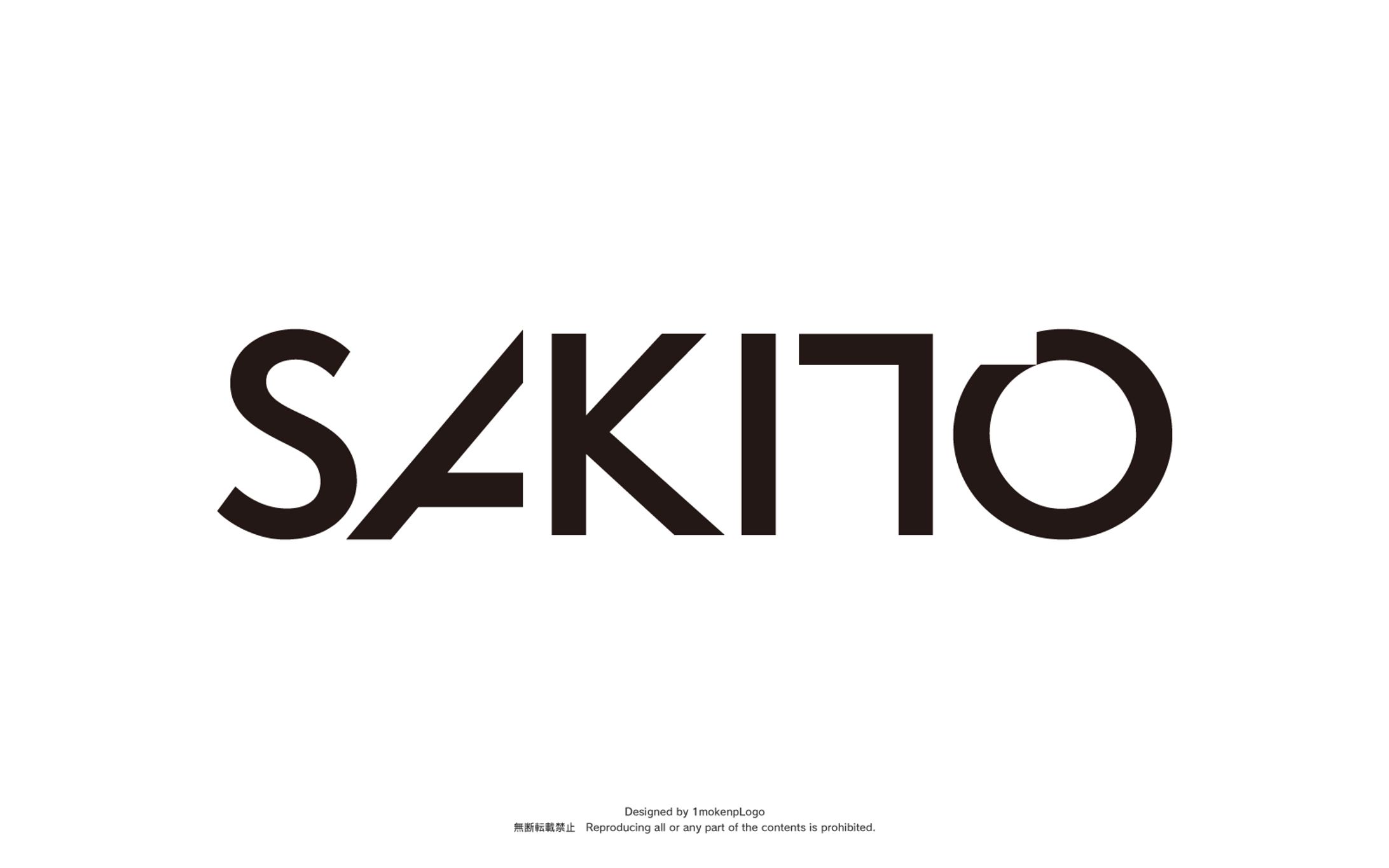 歌舞伎町ホスト 咲人様『SAKITO』グッズロゴ-1