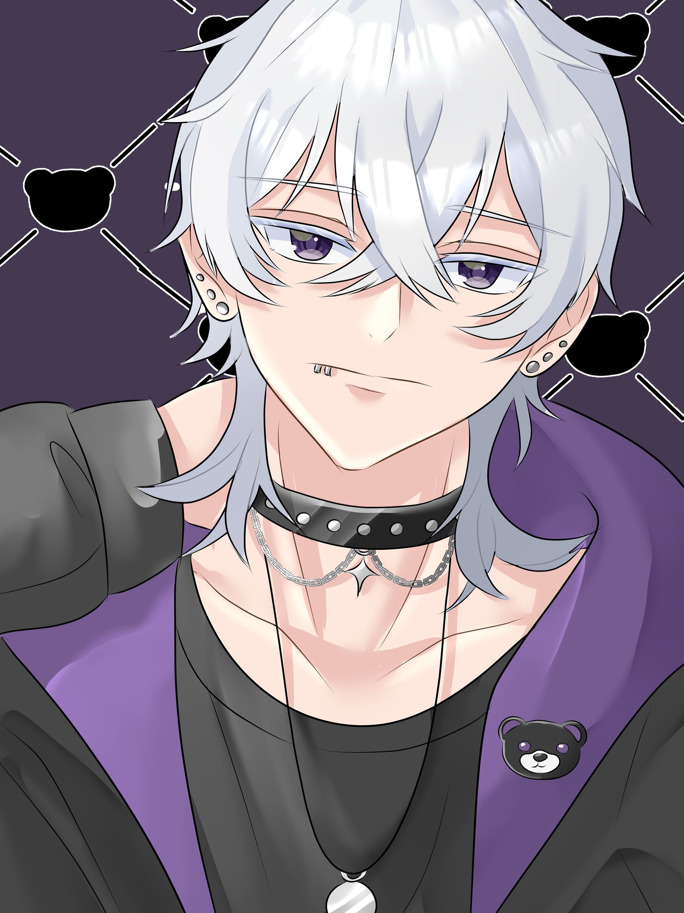 地雷系男子2💜🖤🧸-1