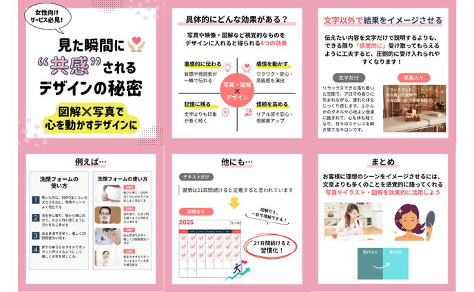 インスタグラム投稿用画像制作