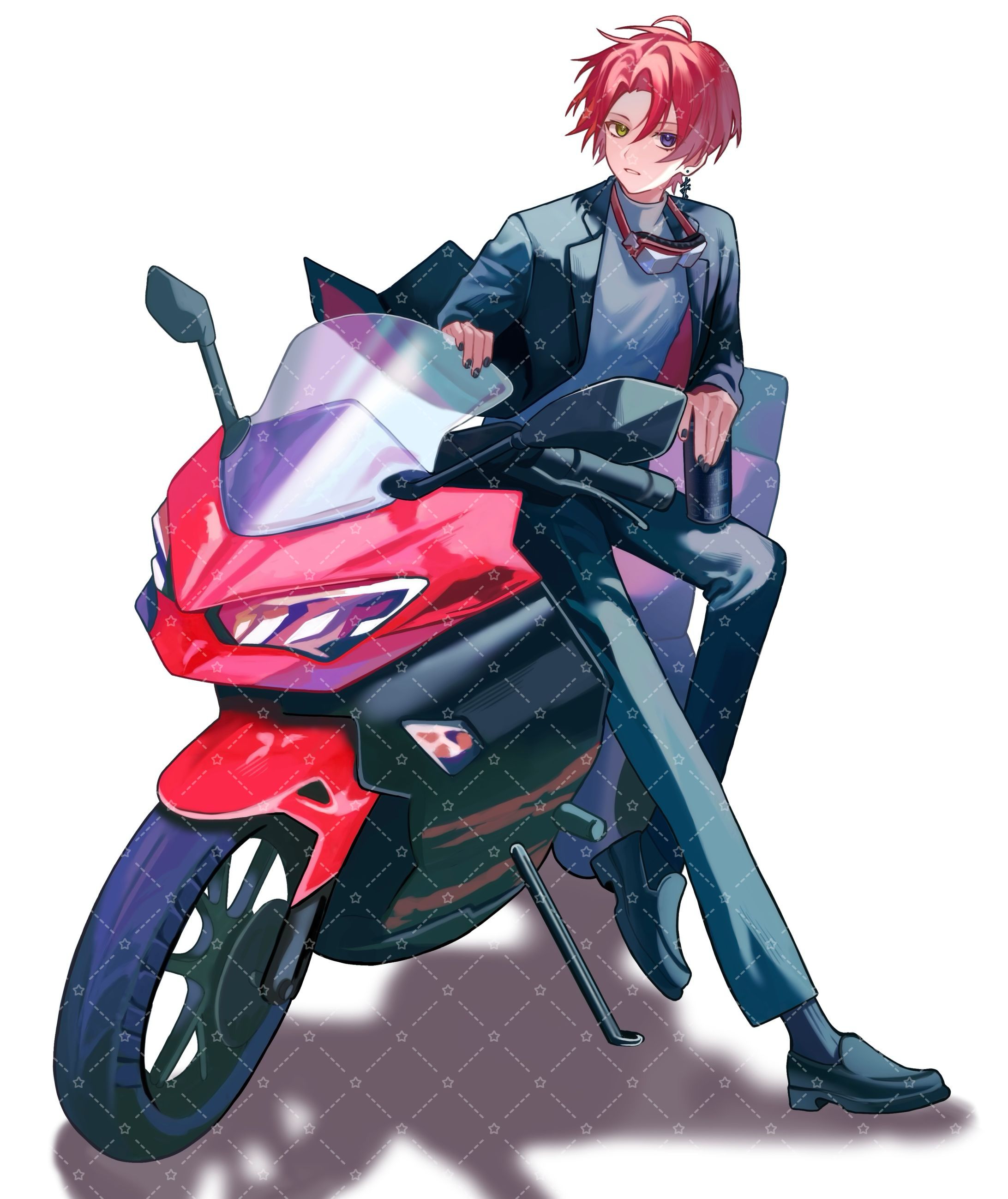 黒衣緋真様/歌ってみたイラスト/立ち絵-1