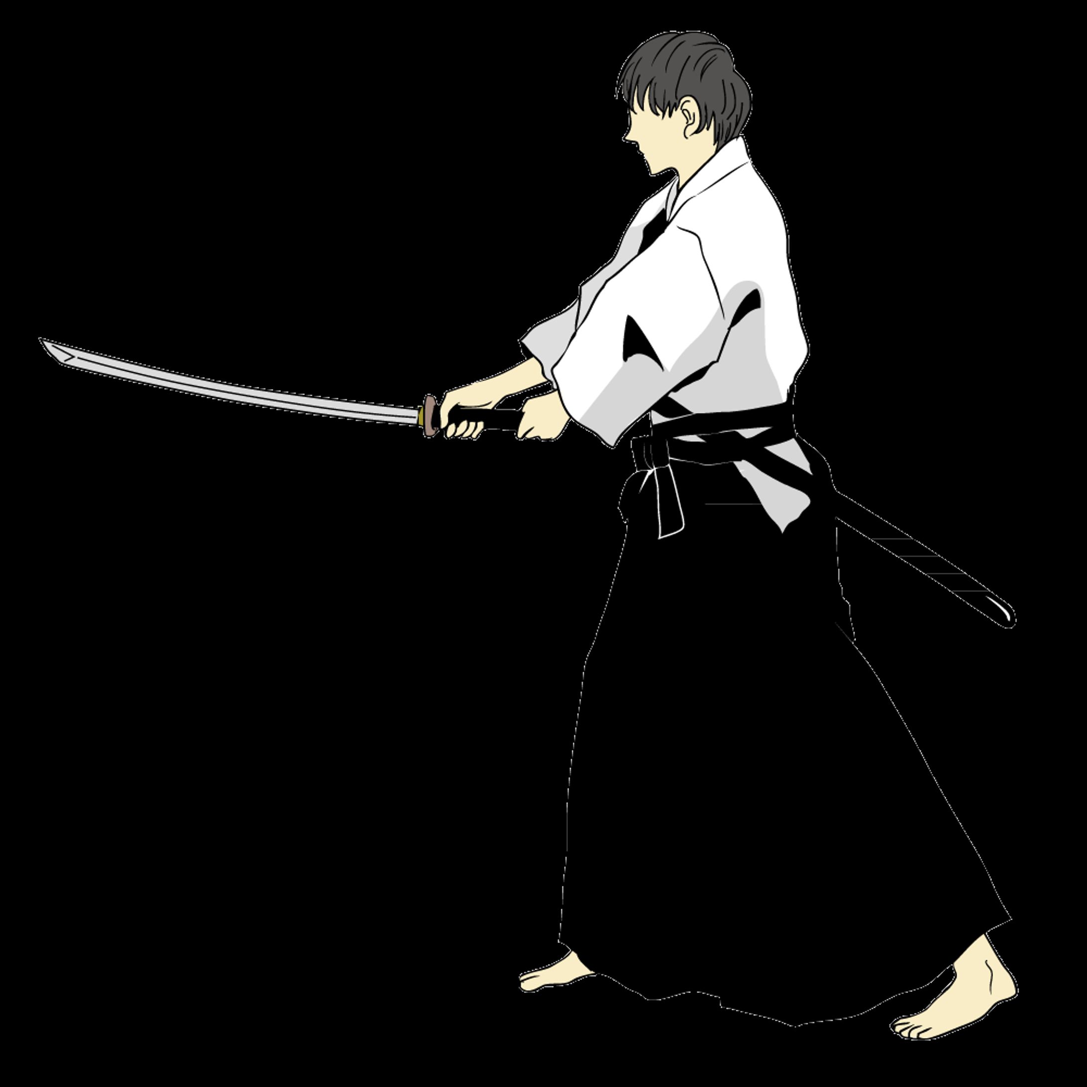 武道イラストフリー素材-1