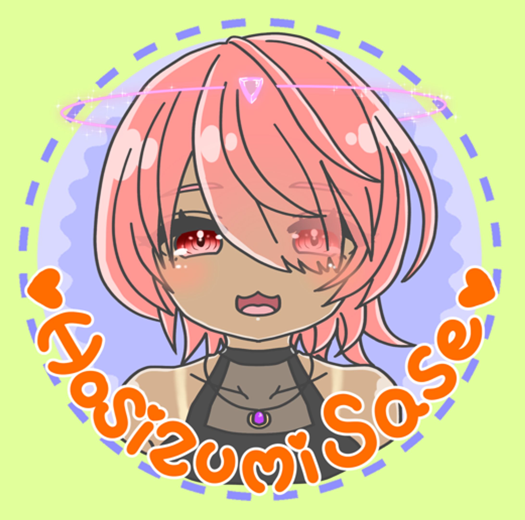 VRChat ネムタインストア専属モデルさんバッジ用イラスト-1