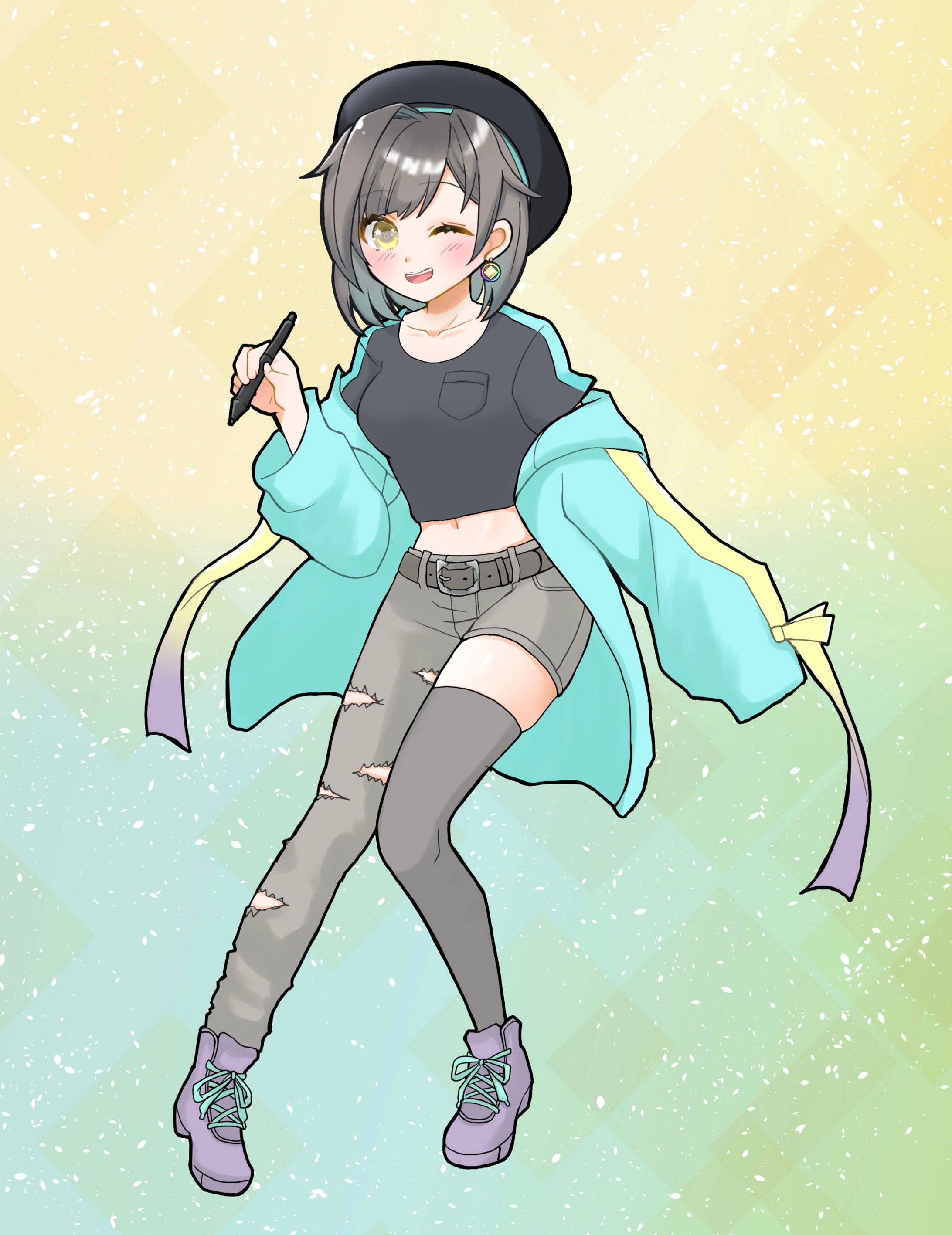 絵描きの女の子-1
