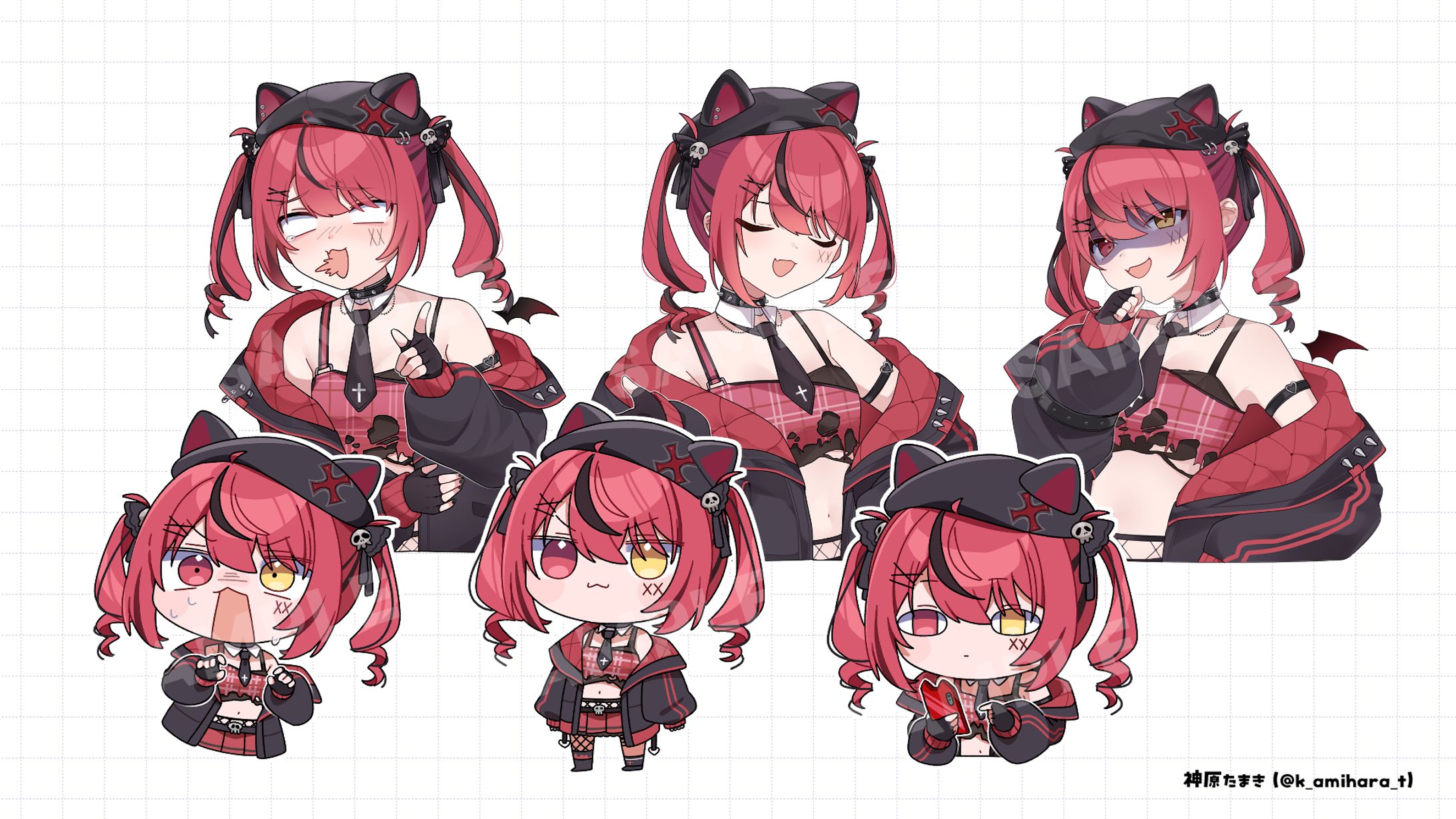 カットイラスト｜赤彩みあ-1