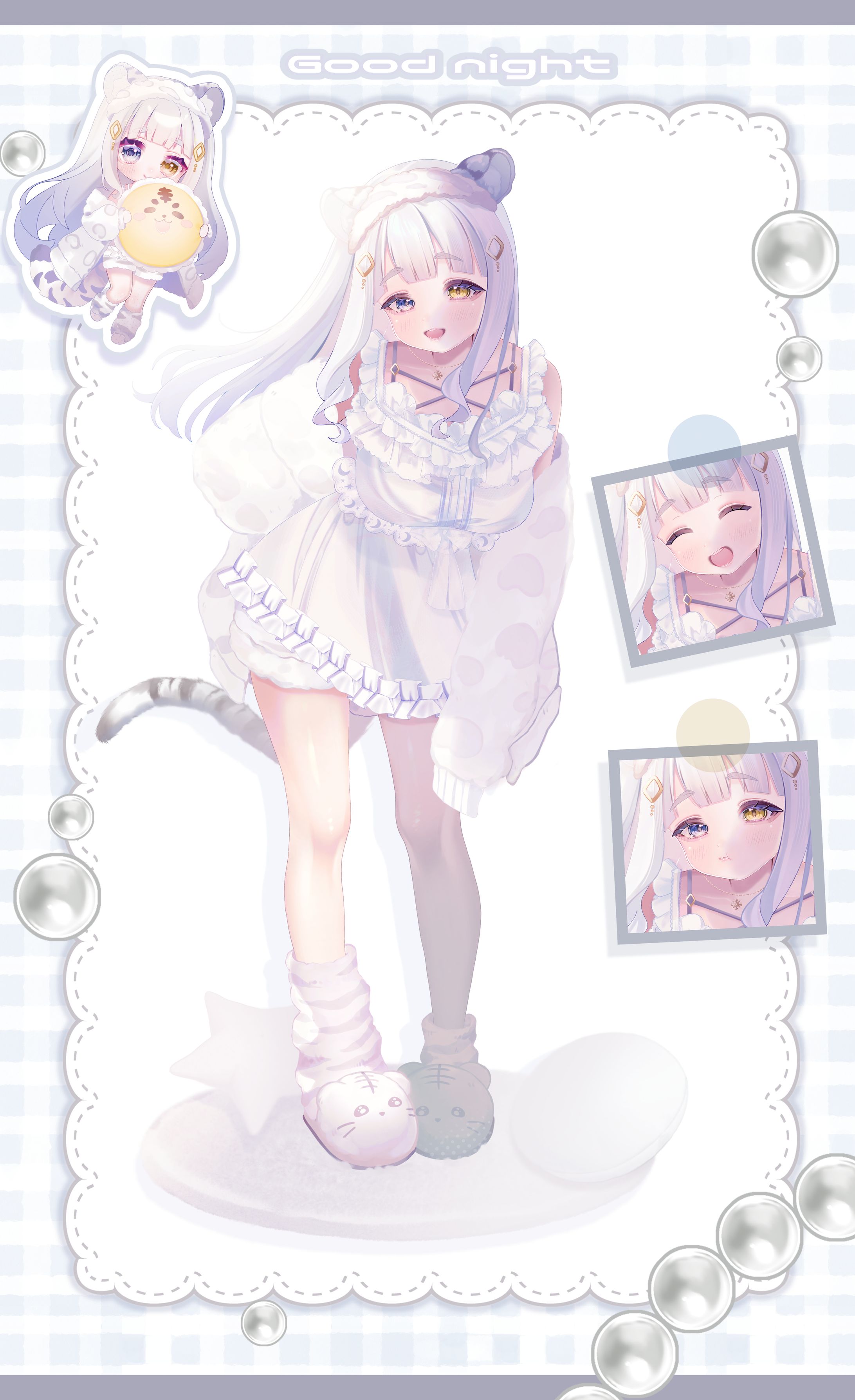 【IRIAM用立ち絵・1枚絵】新衣装お仕立て癒月れいら様-1