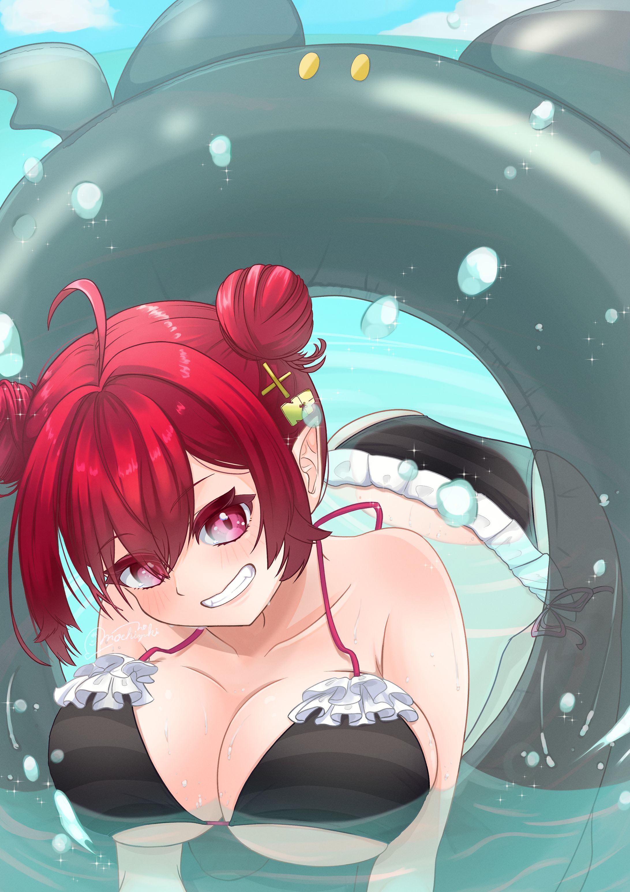 甘壱乃夢　水着イラスト-1