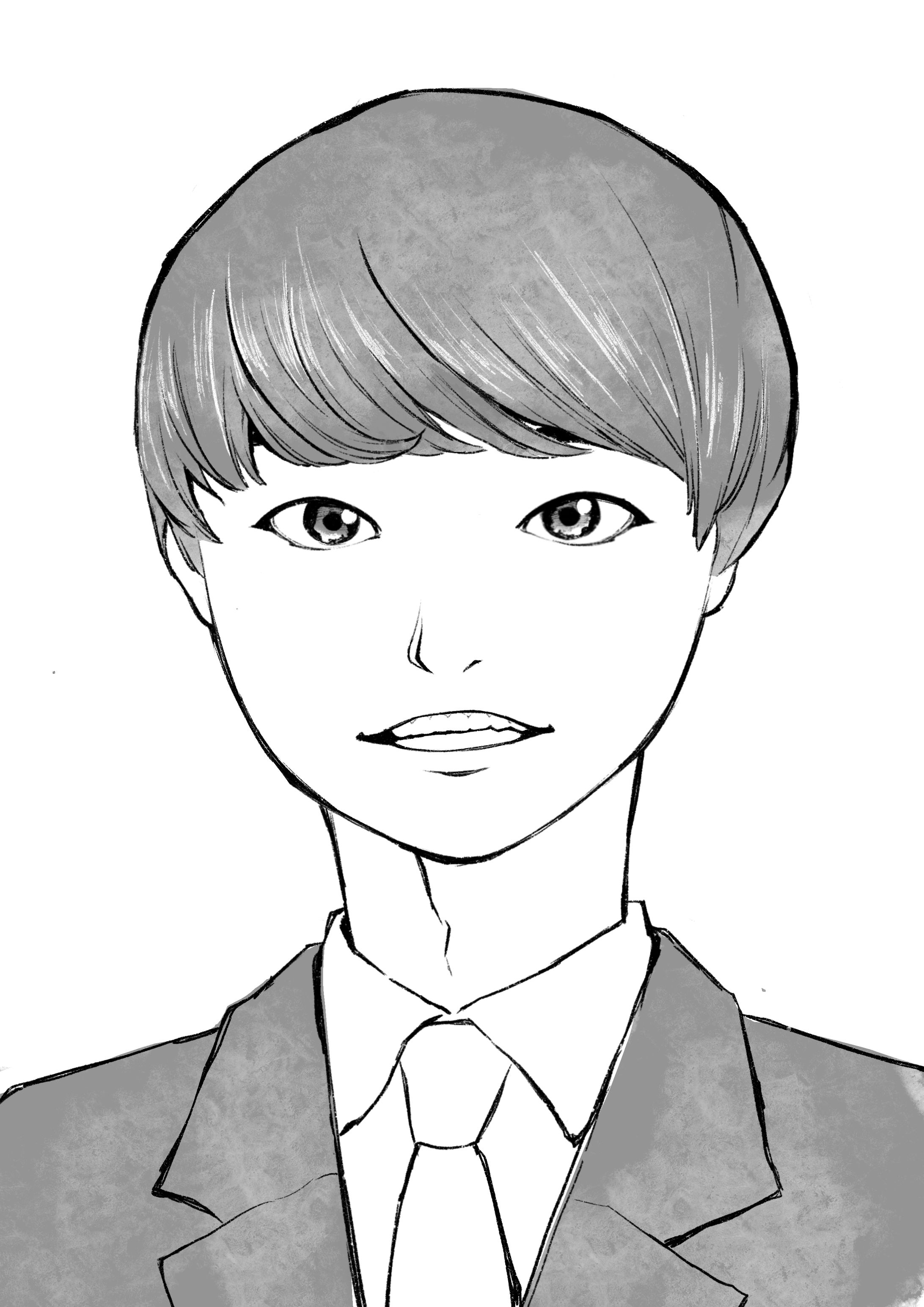 似顔絵 漫画風-1