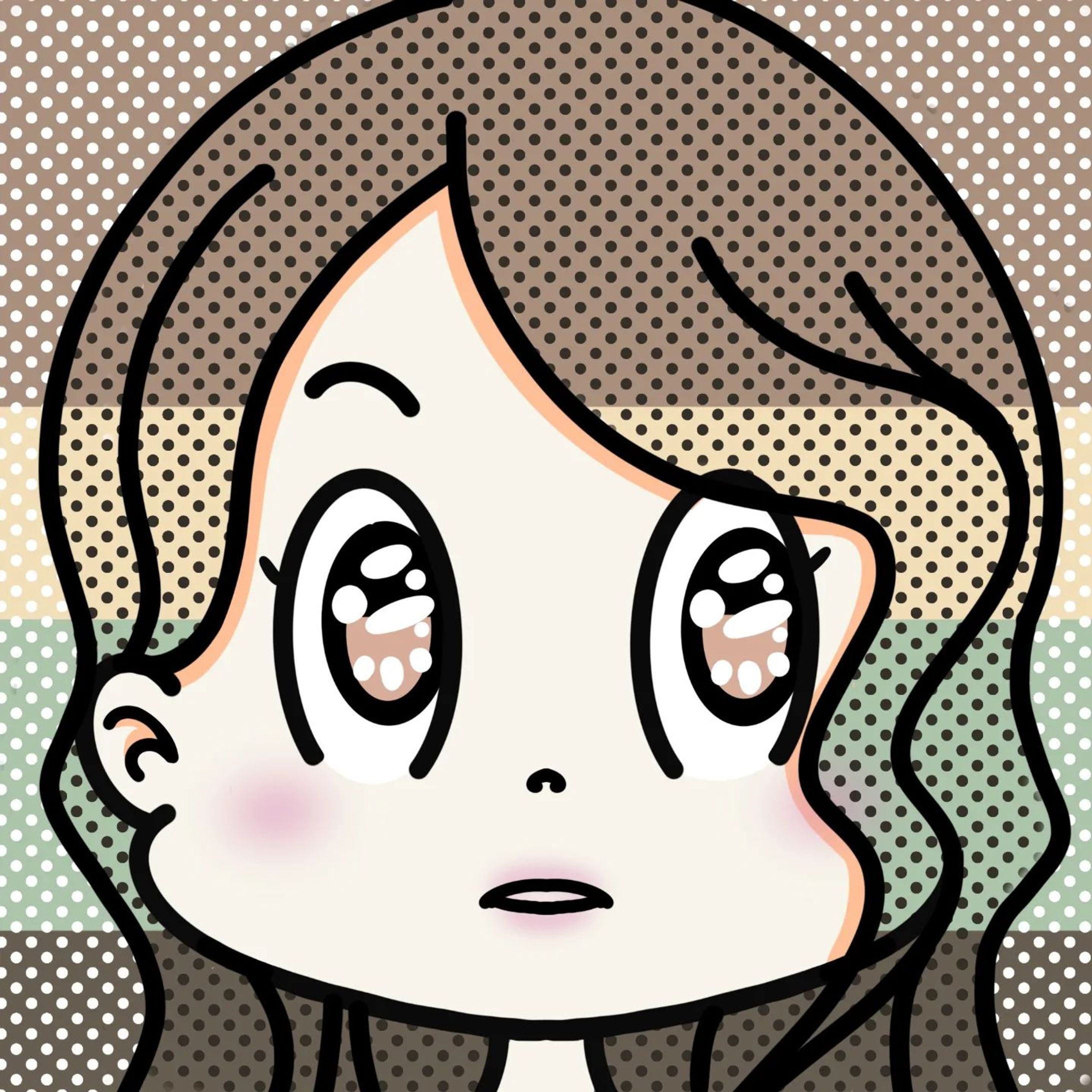 Color girl #illustration  #digitalpainting  #nftart-1
